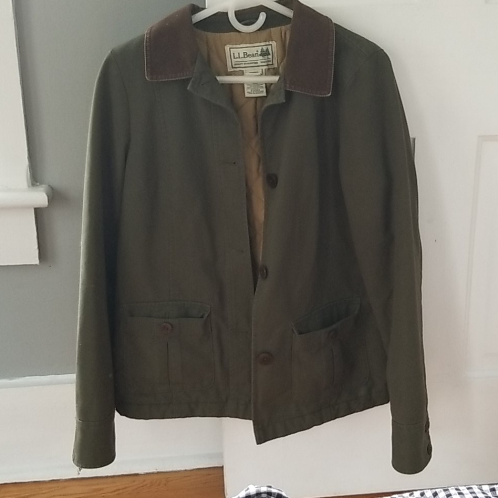 LL Bean Vintage Womens Quilt Jacket
